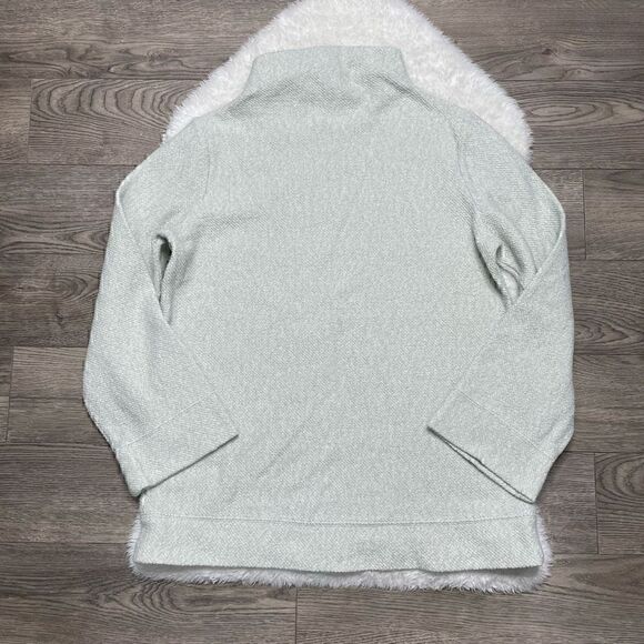 Saturday Sunday Anthropology Sweater Mint Green XS Mock Neck Relaxed - Picture 6 of 9